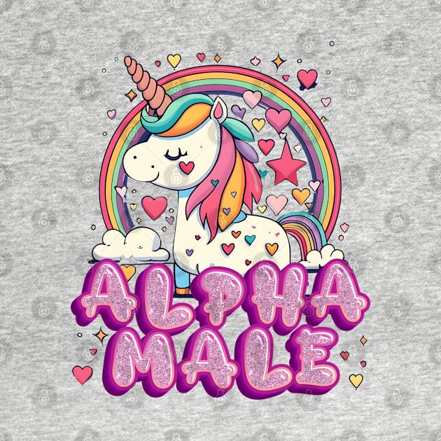 Alpha Male Unicorn Design by screamingfool